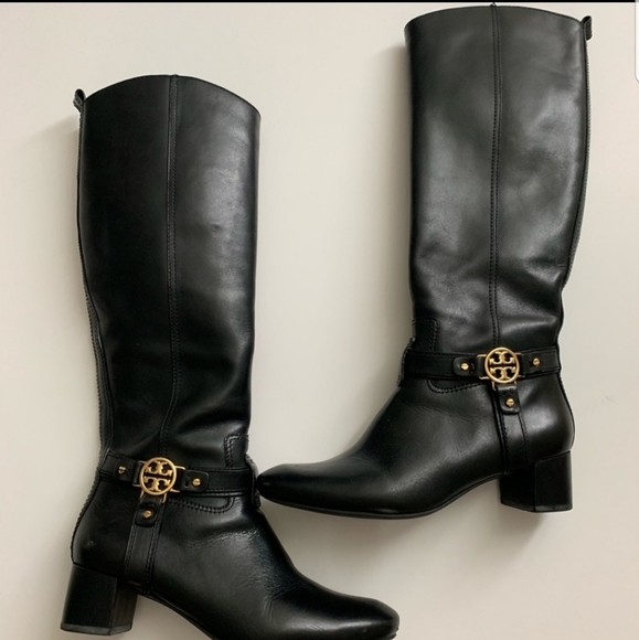 Tory Burch Shoes - Black Tory Burch Riding Boots